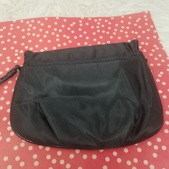 Black Wristlet with Ribbon Rose. - Picture 4 of 8